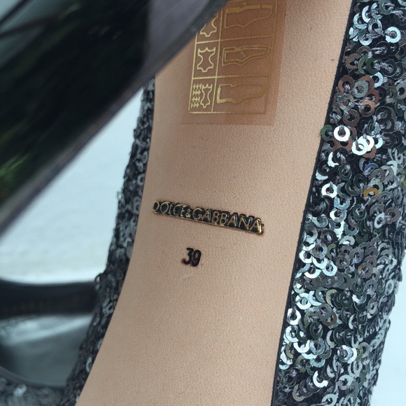 Dolce & Gabbanna Sequined Crystals Jackie Pumps - Picture 5 of 8